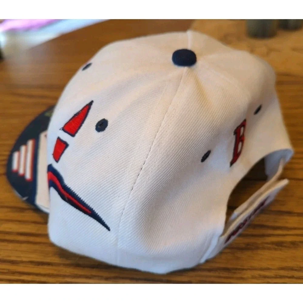 Bay State Apparel Embroidered Boston Red Sox Red White Blue Hat Cap‎ Adjustable